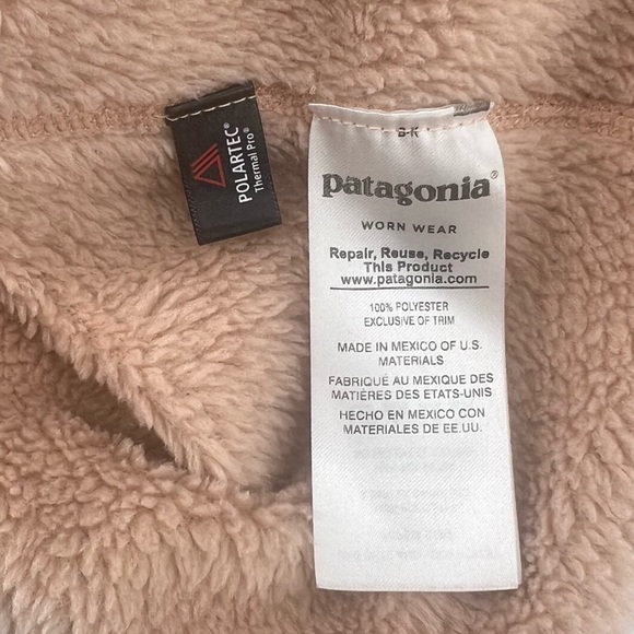 Patagonia Salmon Re-Tool Snap-T® Fleece Pullover Sweatshirt Size Medium Women's - Picture 5 of 5